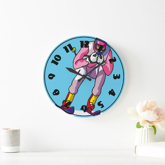 Downhill Skiing Clock (Creator Uploaded)