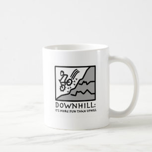 Downhill Thrill Mountain Biking Coffee Mug