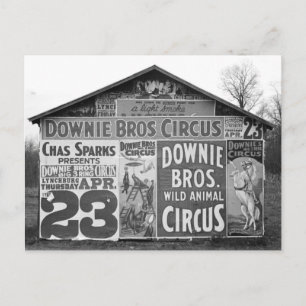 Downie Bros. Circus, 1936 Postcard