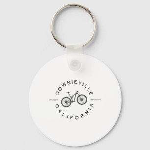 Downieville California Mountain Biking T  Key Ring