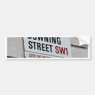 Downing Street Sign Bumper Sticker