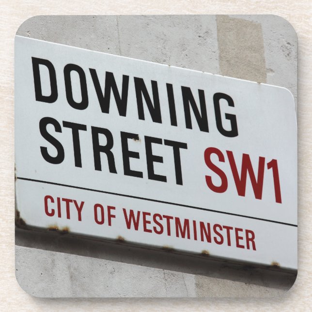 Downing Street Sign Coaster (Front)