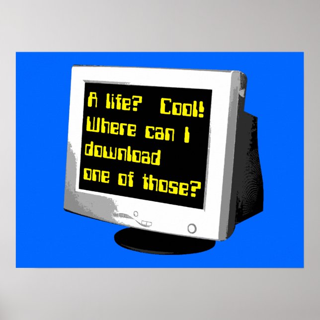 Download A Life Funny Poster Humour (Front)