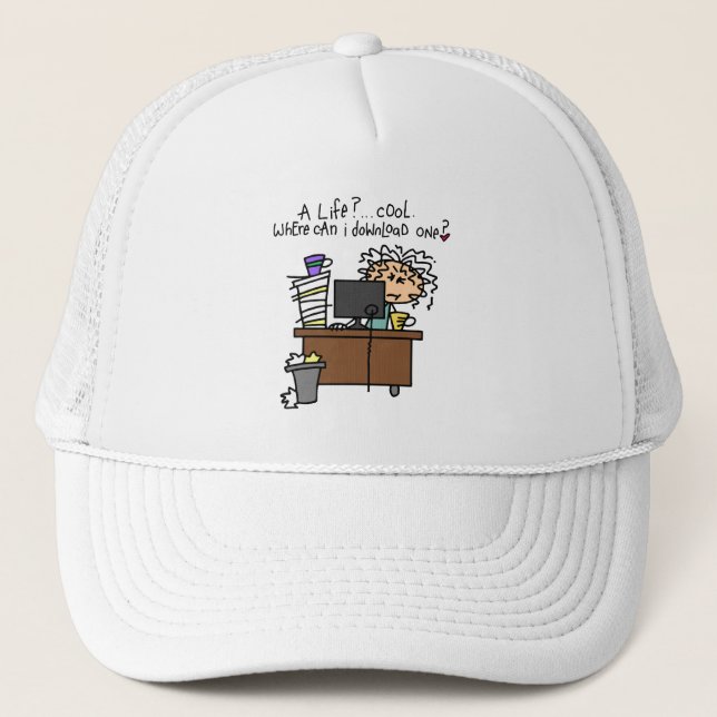 Download Life Humour Trucker Hat (Front)