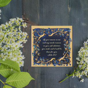 Downloadable Customisable Bible Verse Tree Branch Holiday Card