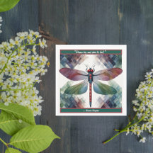 Downloadable Customisable Geo Dragonfly