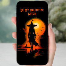 Downloadable magical Gothic Valentines witch text