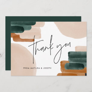 downloadable terracotta baby shower thank you invitation