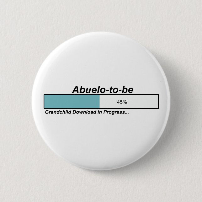 Downloading Abuelo to Be 6 Cm Round Badge (Front)