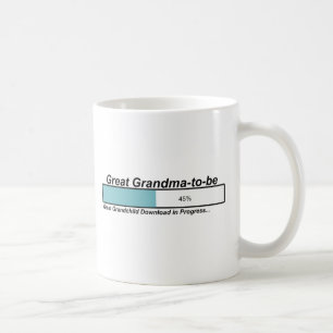 Downloading Great Grandma to Be Coffee Mug