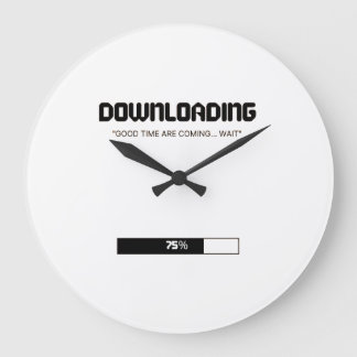Downloading Inner Peace ✌️ | Minimalist Wall Clock