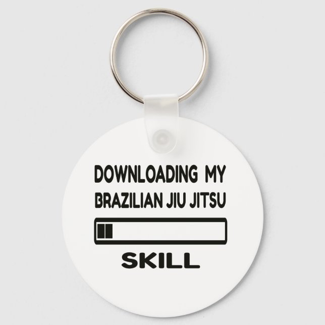 Downloading my Brazilian Jiu Jitsu skill Key Ring (Front)