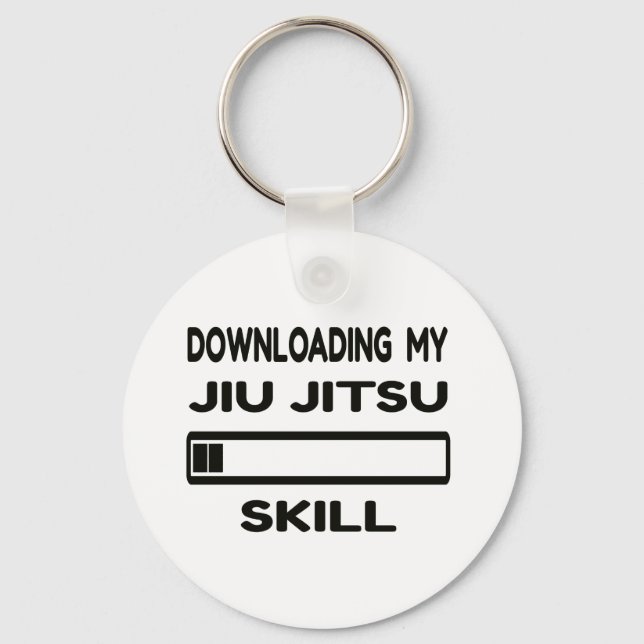 Downloading my Jiu-Jitsu skill Key Ring (Front)
