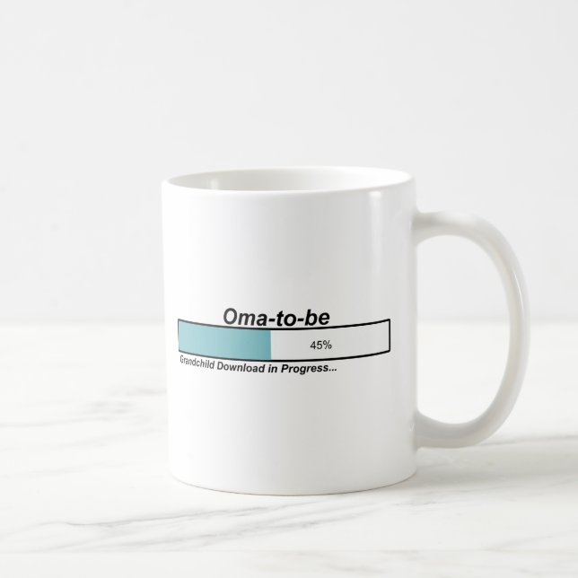 Downloading Oma to Be Coffee Mug (Right)