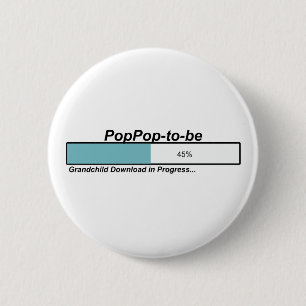 Downloading PopPop to Be 6 Cm Round Badge