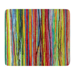Downpour Deco Glass Cutting Board