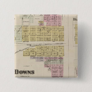 Downs, Bloomington, Covert, Appleton, Kansas 15 Cm Square Badge
