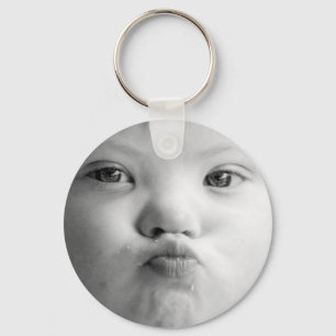 Down's Syndrome Kiss Keychain