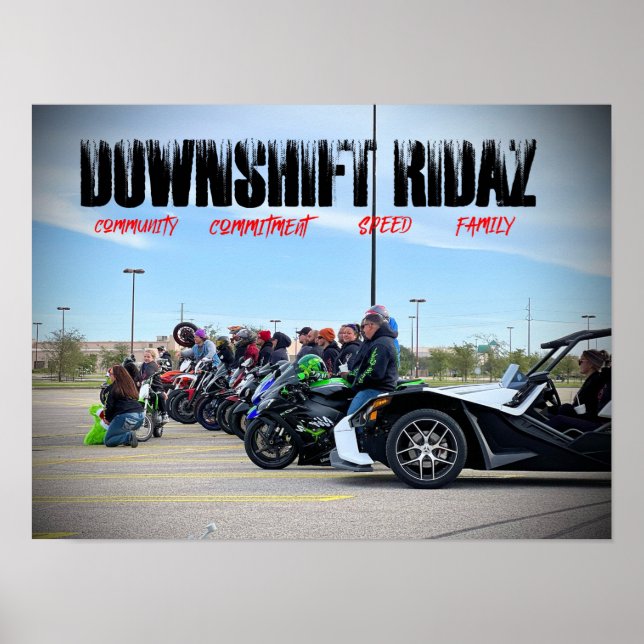 Downshift Ridaz Poster (Front)