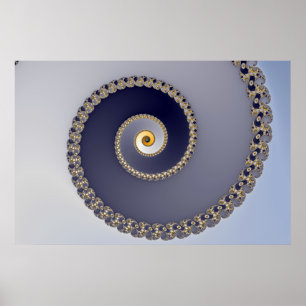 Downstairs - Fractal Poster