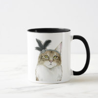 Downton Cat | Adorned With Feathers