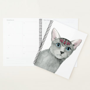Downton Cat Bejeweled Planner