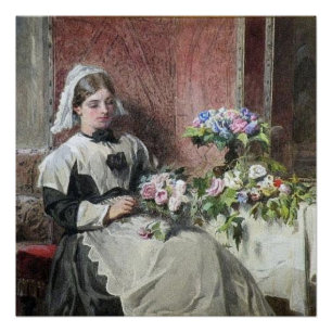 Downton Charm Vintage Still Life Poster