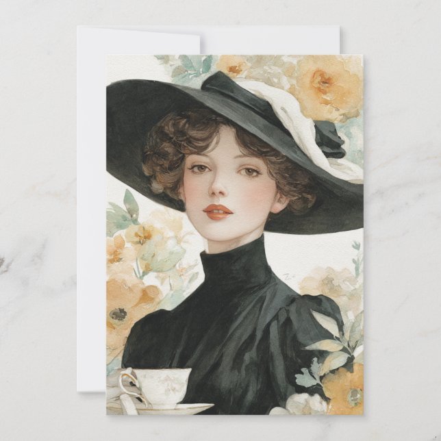 Downton Delight | Classic Charm Invitation (Front)