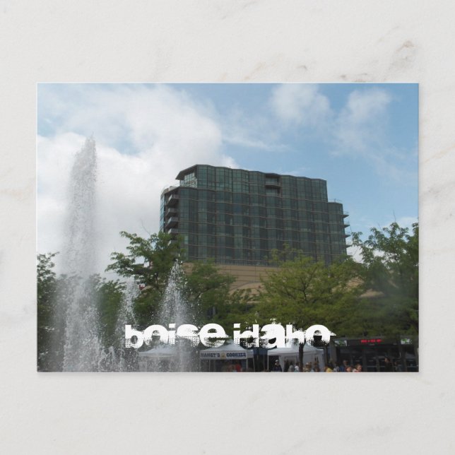 Downtown Boise Idaho Postcard (Front)