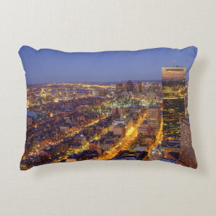 Downtown Boston and Hancock Tower Decorative Cushion