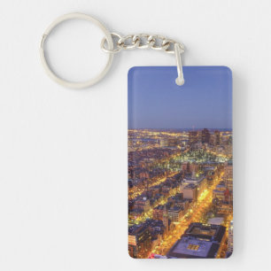 Downtown Boston and Hancock Tower Key Ring