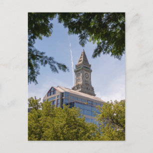 Downtown Boston Holiday Postcard