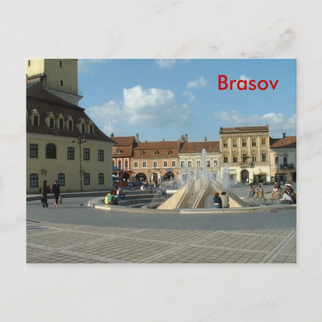 Downtown Brasov Postcard (Front)