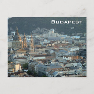 Downtown Budapest Postcard
