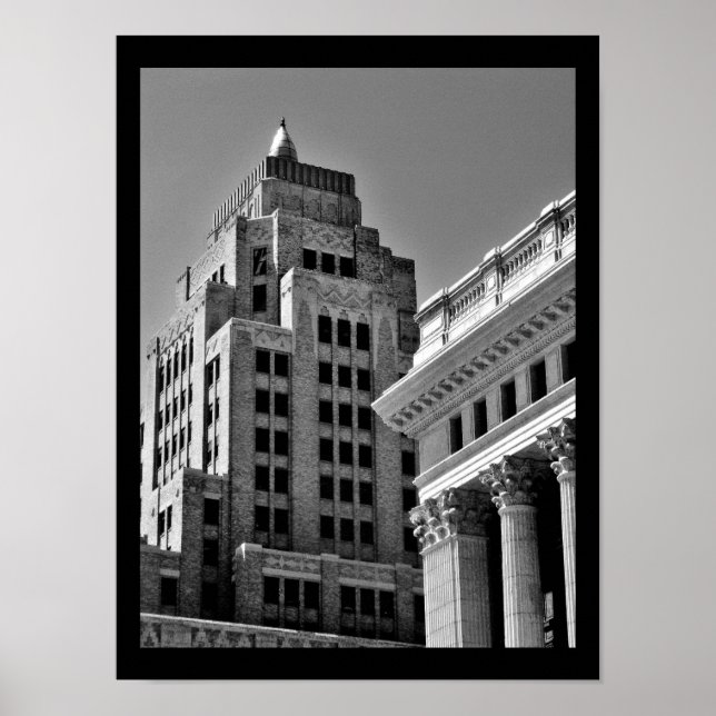 Downtown Buildings Poster (Front)