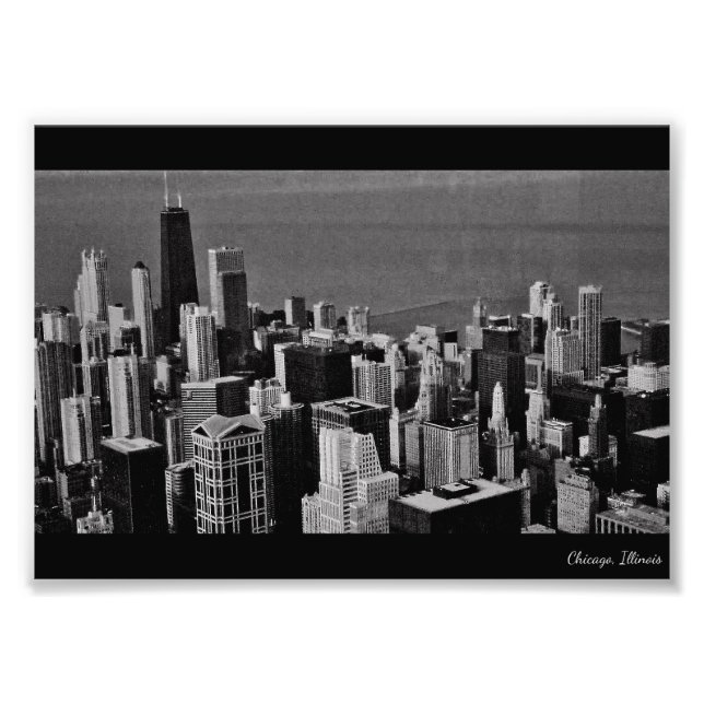 Downtown Chicago Photo Print (Front)