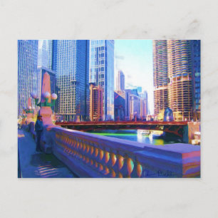 Downtown Chicago Postcard