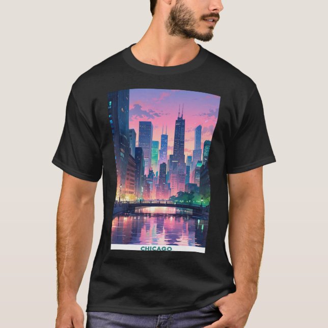 Downtown Chicago T-Shirt (Front)