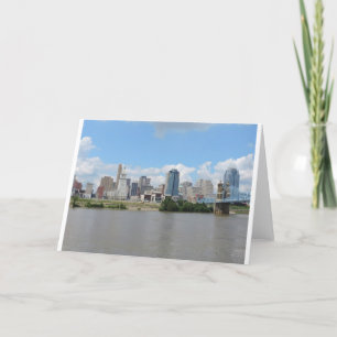 Downtown Cincinnati skyline Card
