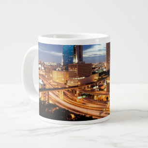 Downtown City View Large Coffee Mug