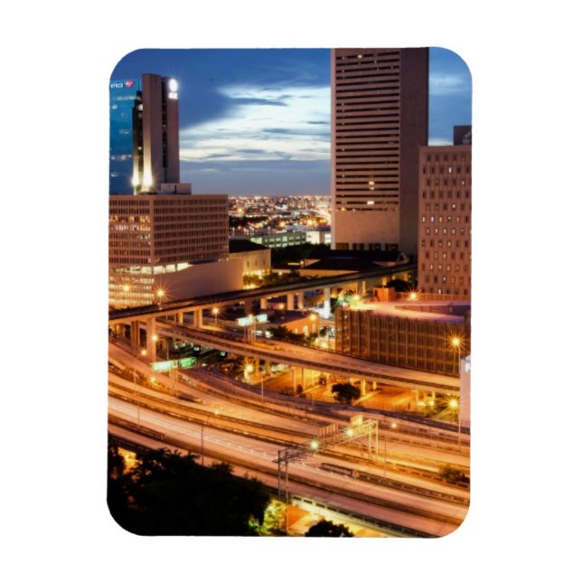Downtown City View Magnet (Vertical)