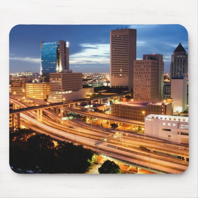 Downtown City View Mouse Pad (Front)