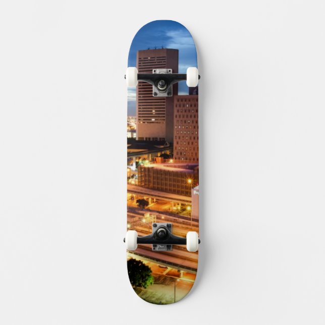 Downtown City View Skateboard (Front)