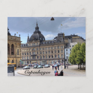 Downtown Copenhagen Postcard