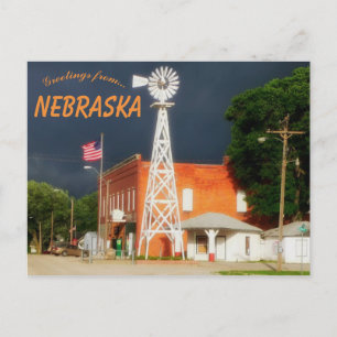 Downtown Cordova Nebraska Postcard