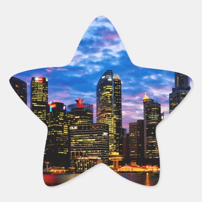 Downtown core star sticker (Front)