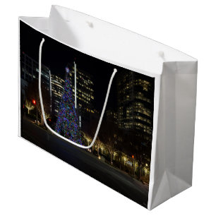 Downtown Dallas Christmas Large Gift Bag