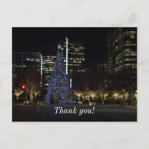 Downtown Dallas Christmas Postcard