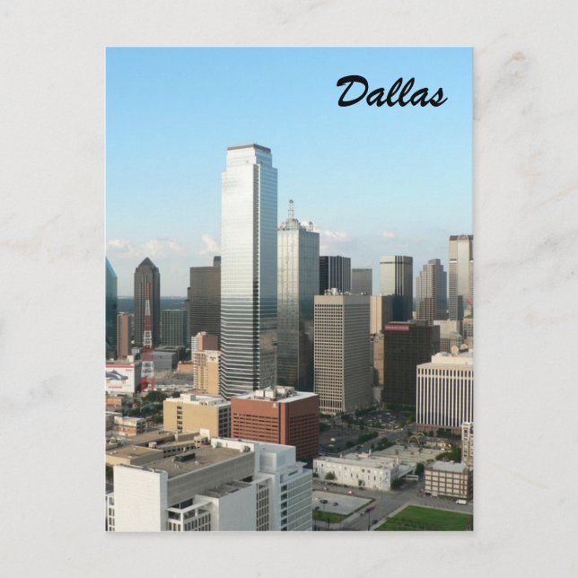 downtown dallas postcard (Front)