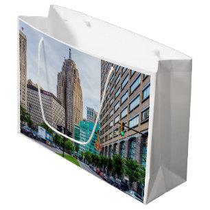 Downtown Detroit Large Gift Bag
